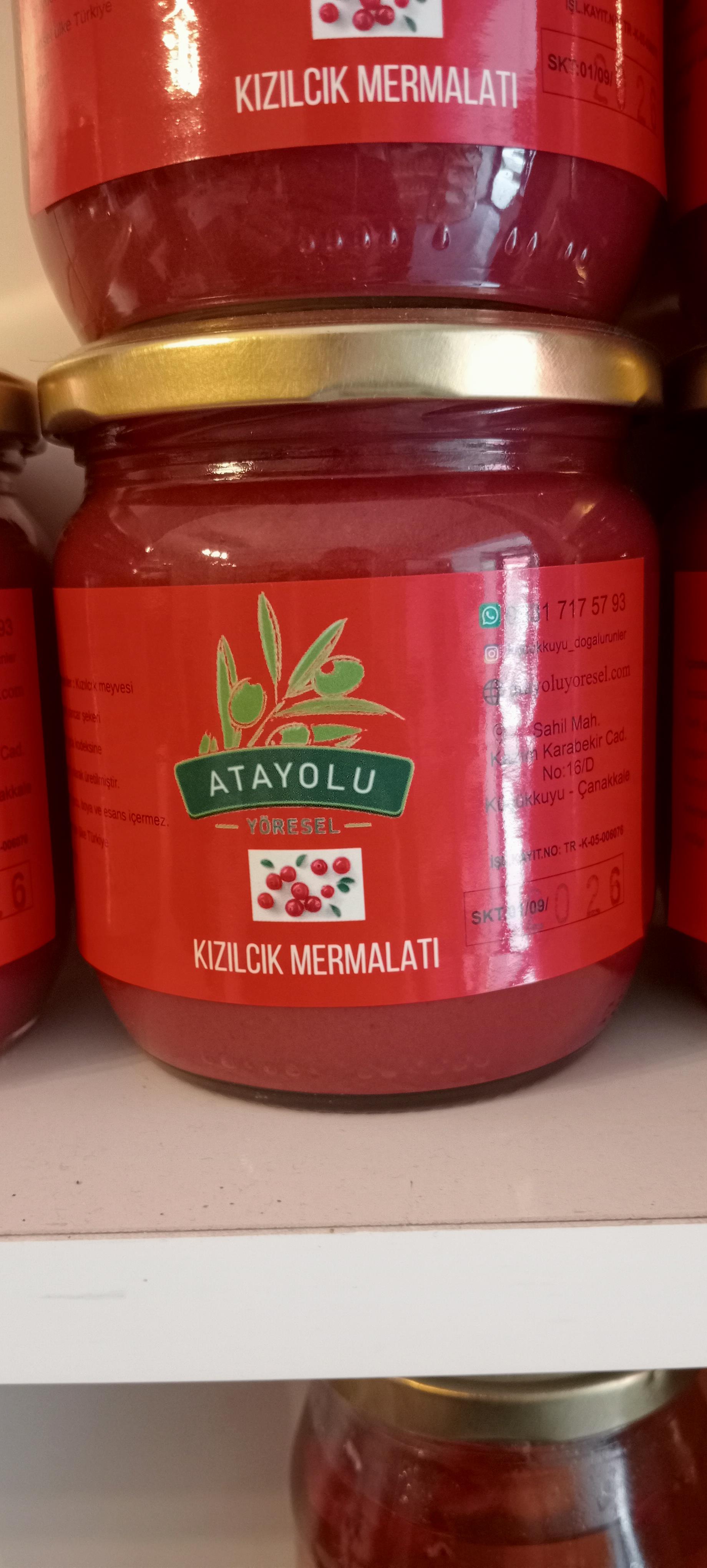 Şekersiz Kızılcık Marmelatı