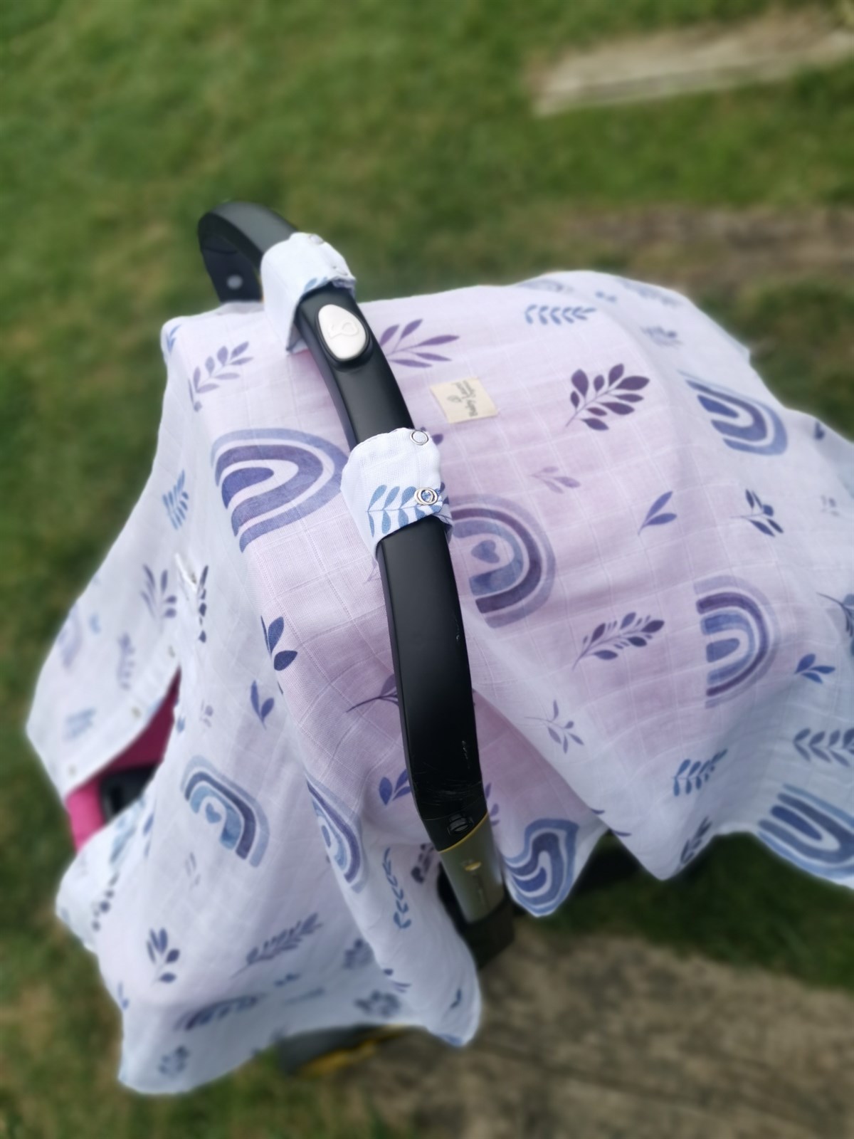 Blue Rainbow - Puset Örtüsü 78 x 108