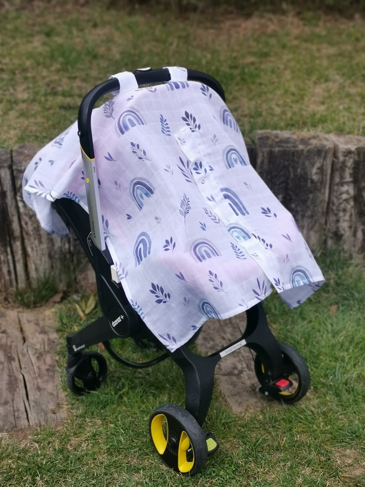 Blue Rainbow - Puset Örtüsü 78 x 108