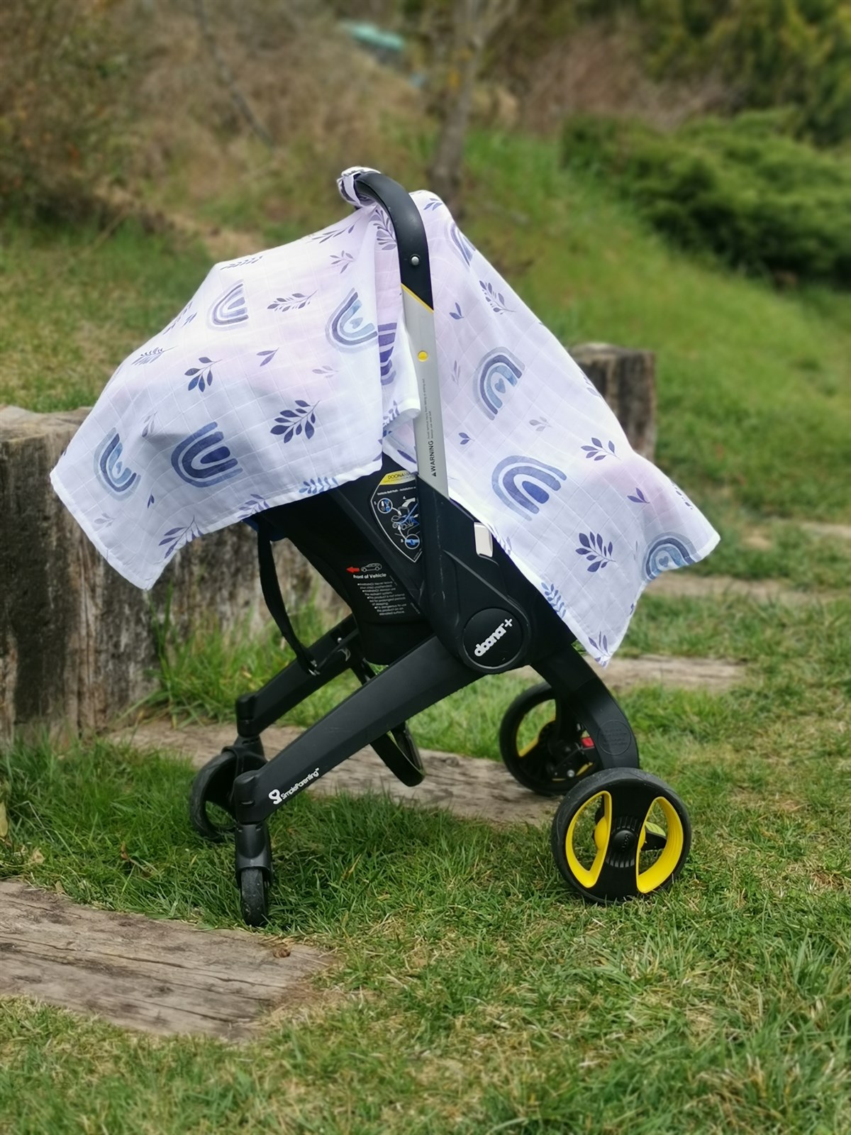 Blue Rainbow - Puset Örtüsü 78 x 108