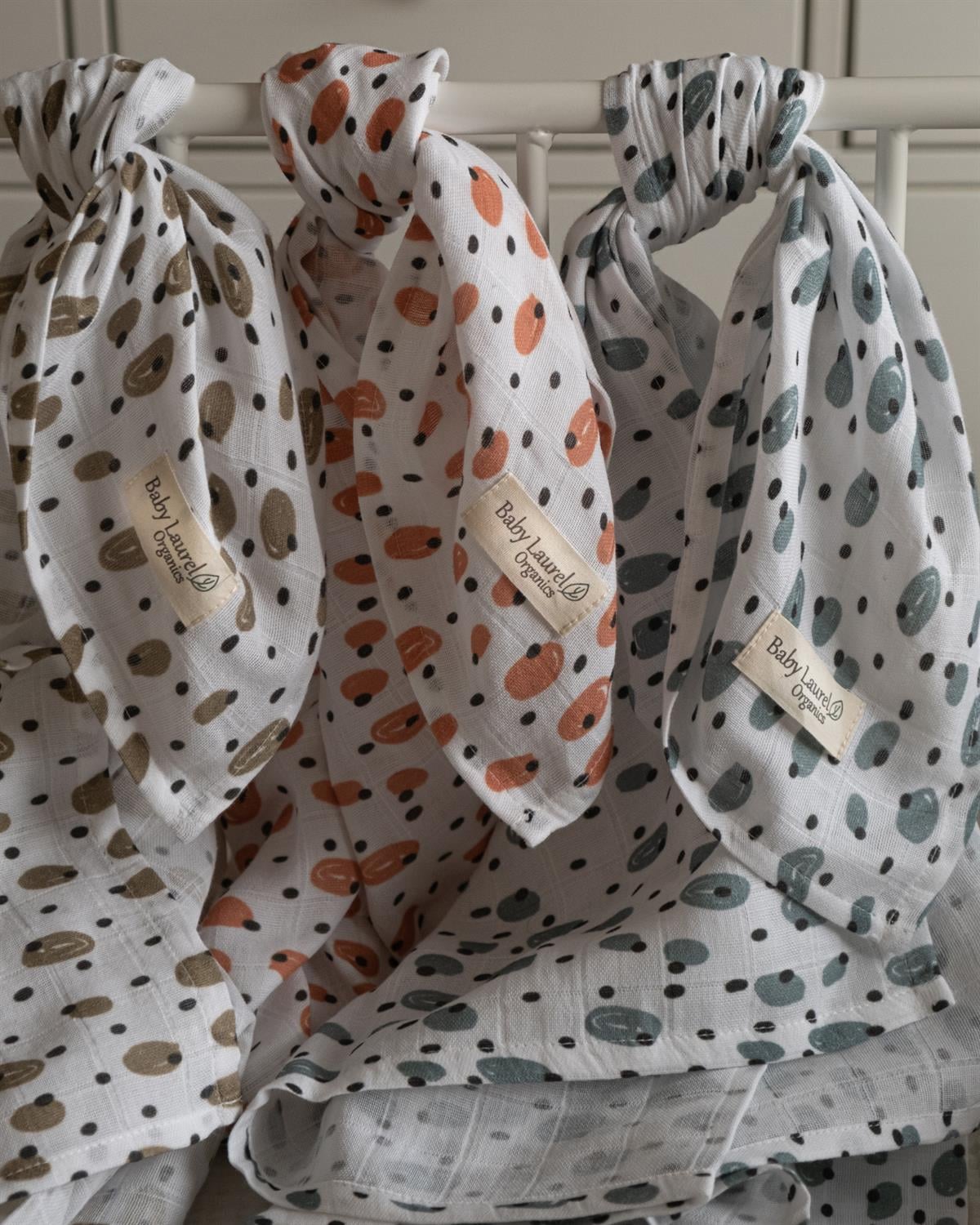 Candy Clouds-Organik Müslin Örtü 70X70