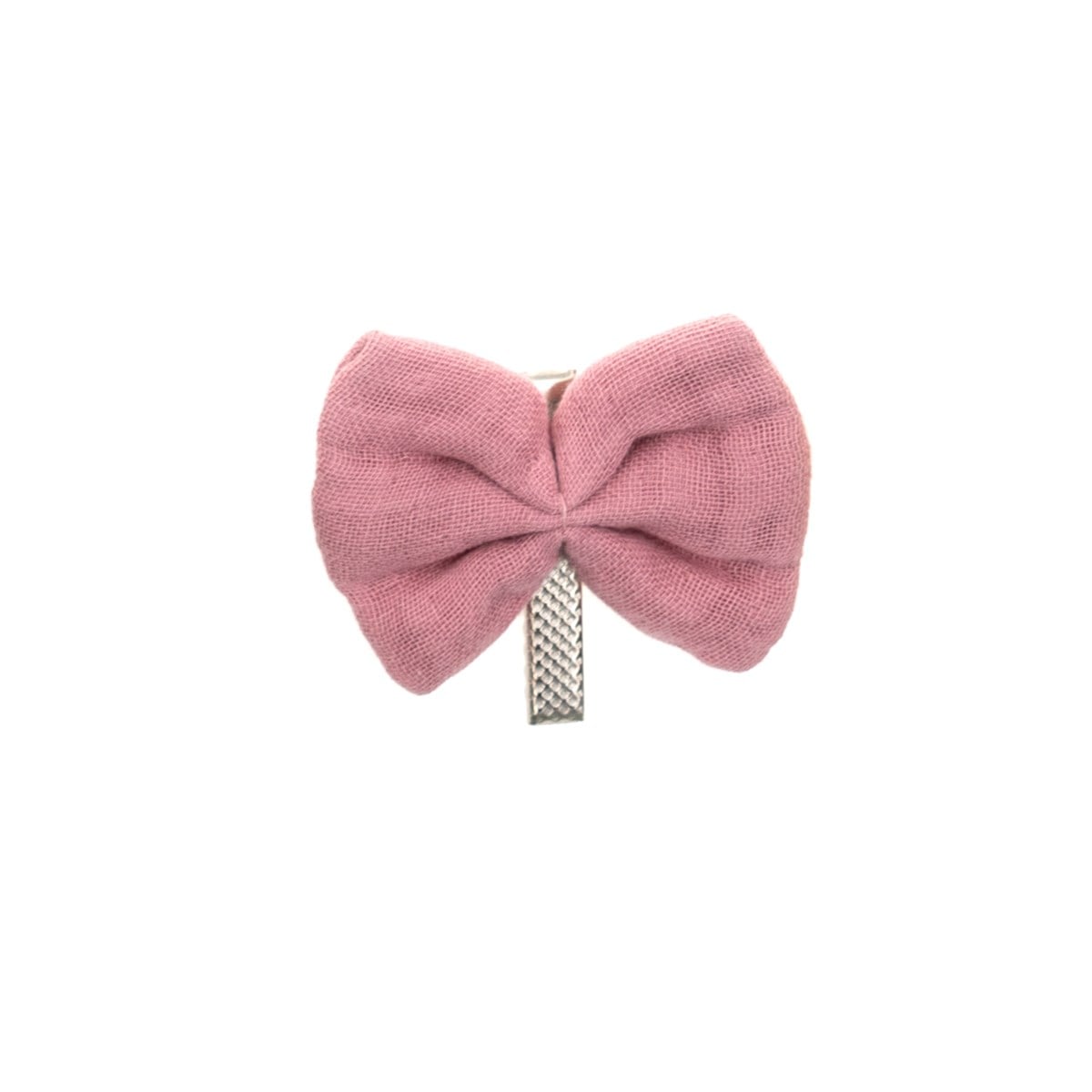 COLOUR PALETTE-Organik 4 KAT Müslin Fiyonk Toka-CHALK PINK