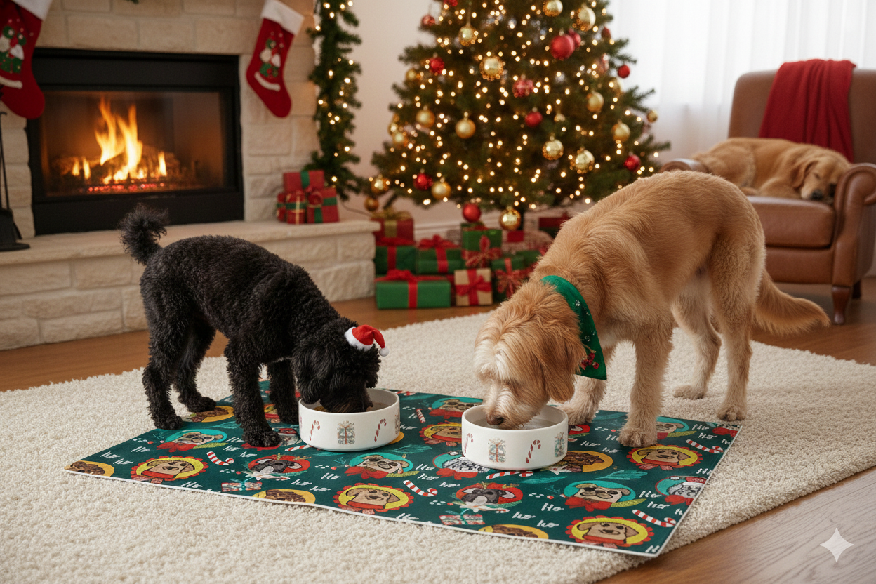 Hohoho Dog-Mama Su Kabı Matı 60x40