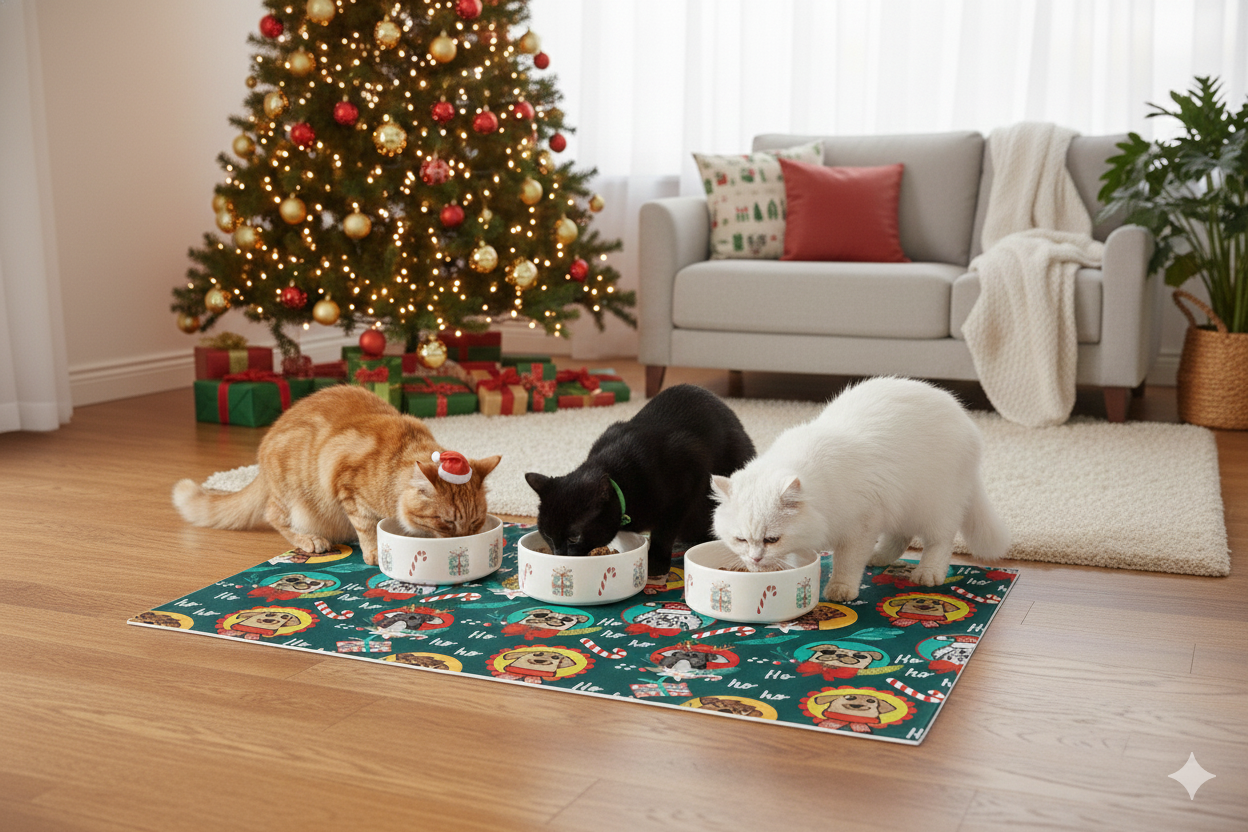 Hohoho Dog-Mama Su Kabı Matı 60x40