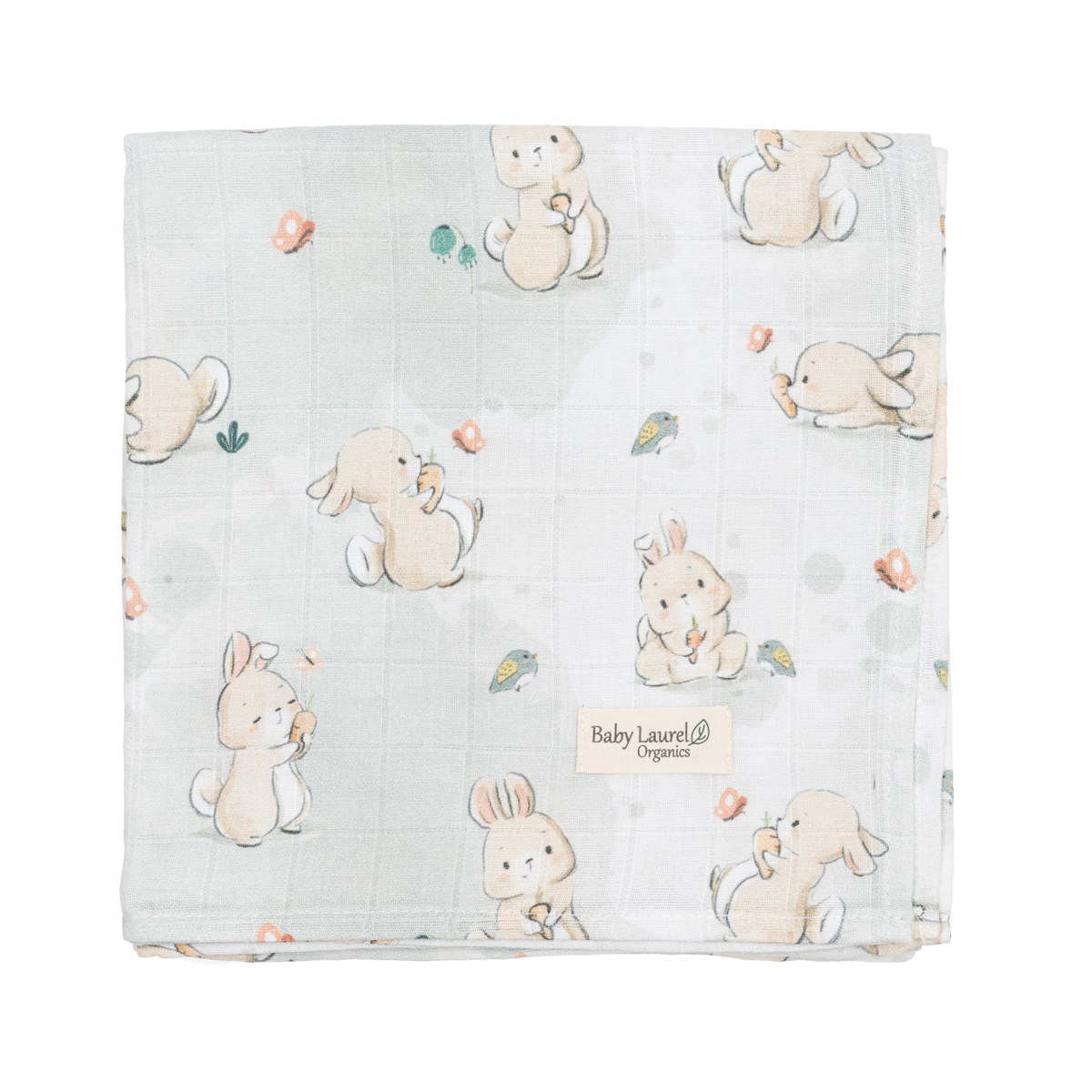 Lovely Bunney - Organik Müslin Örtü 100X100