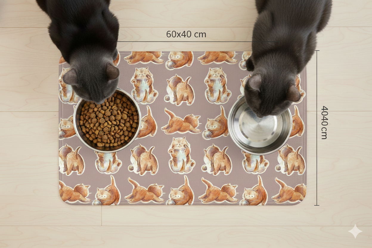 Miaw-Mama Su Kabı Matı 60x40