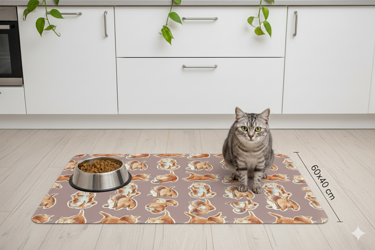 Miaw-Mama Su Kabı Matı 60x40