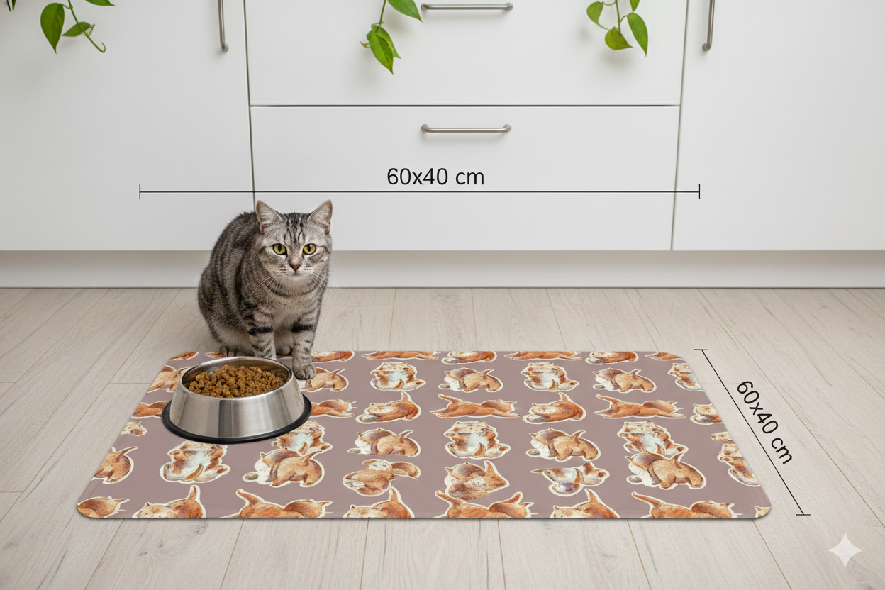 Miaw-Mama Su Kabı Matı 60x40
