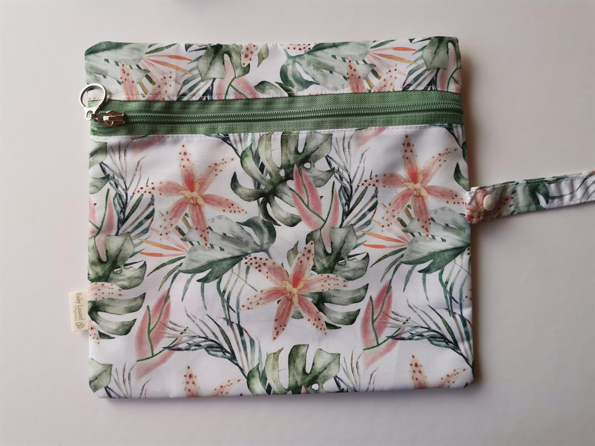 Pink Lilies-Çok Amaçlı Islak Kirli Çantası