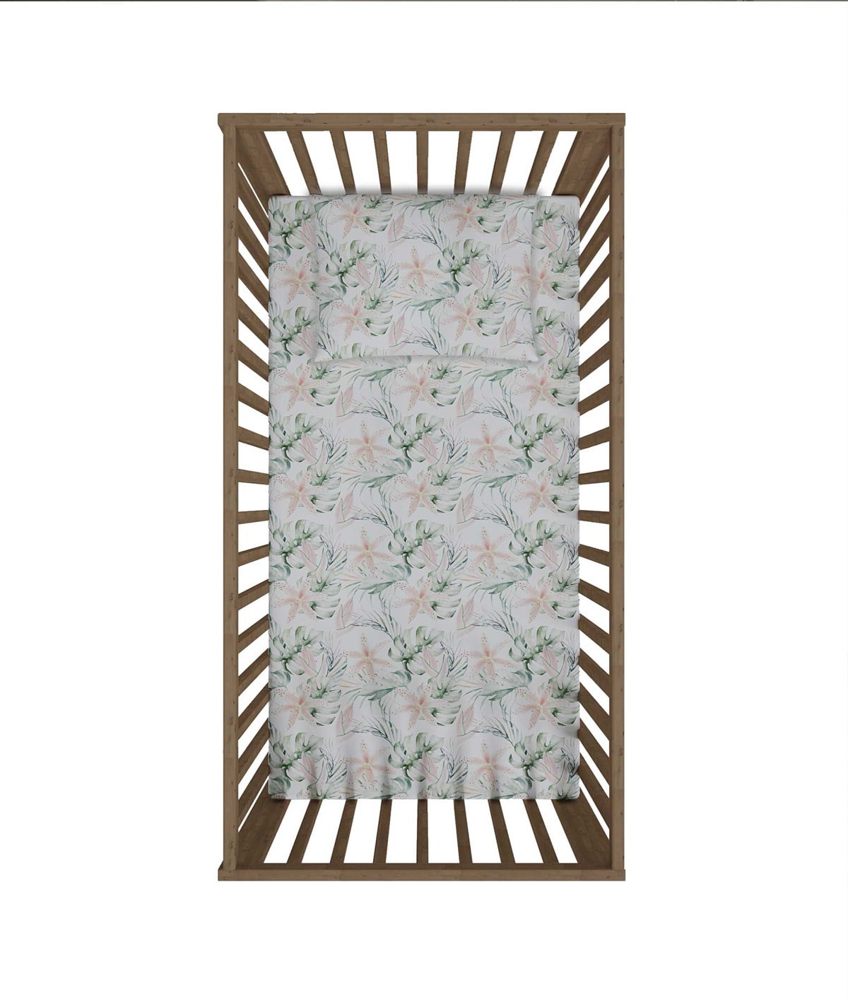 Pink Lilies-Lastikli Çarşaf Takımı 70x130