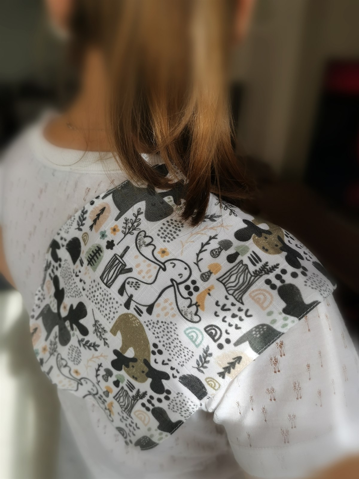 Smart Deer - Organik Müslin Omuz Salya Bezi 45X20