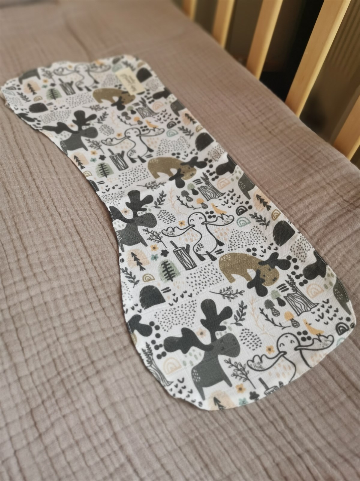 Smart Deer - Organik Müslin Omuz Salya Bezi 45X20