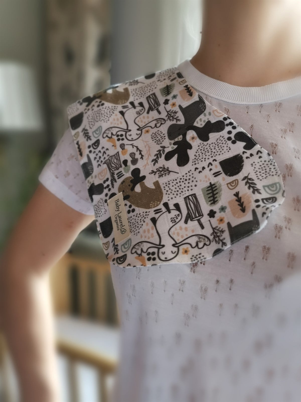 Smart Deer - Organik Müslin Omuz Salya Bezi 45X20