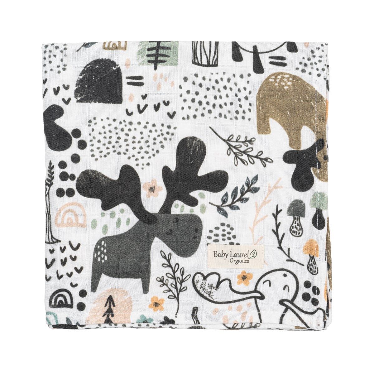 Smart Deer - Organik Müslin Örtü 100X100