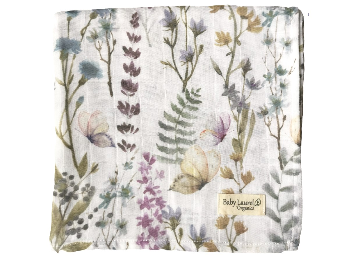 Spring-Organik Müslin Örtü 100X100