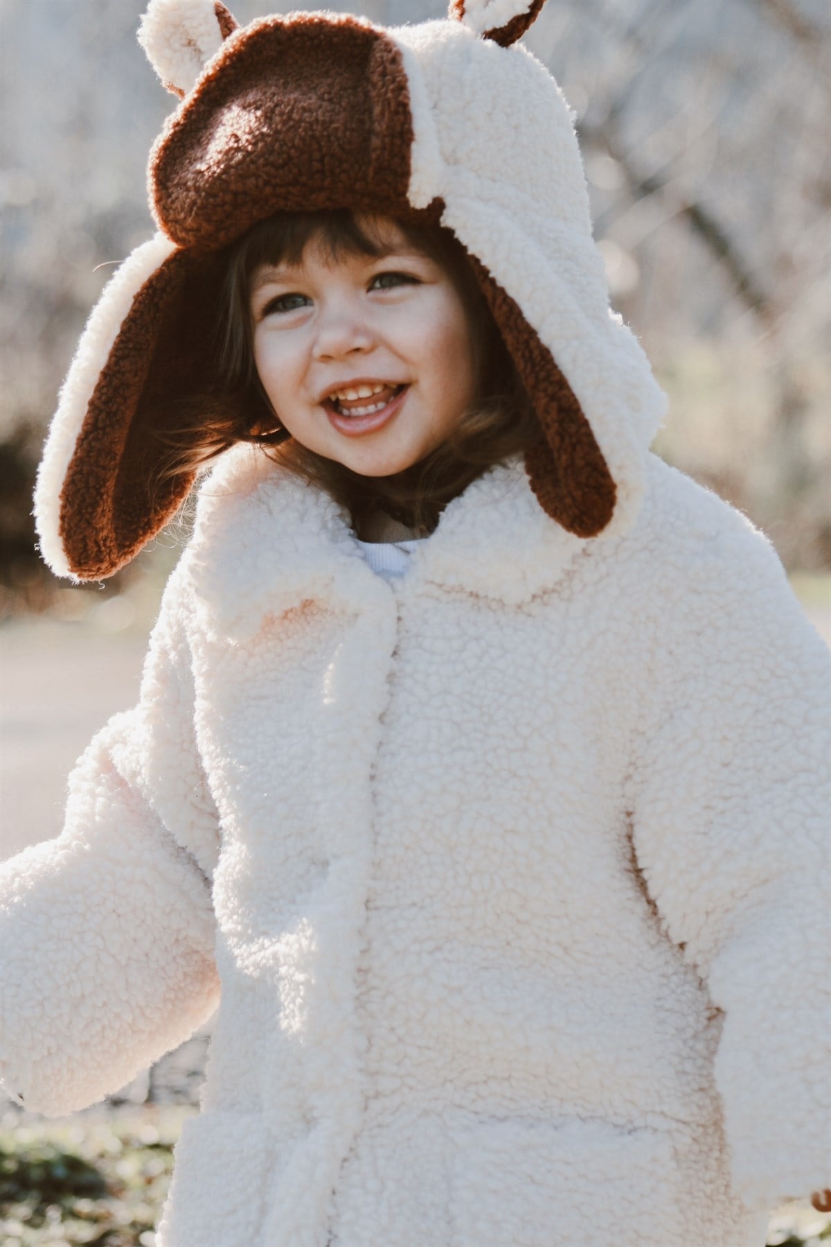 Teddy Avcı Şapka Kahve Krem-2-8 Yaş