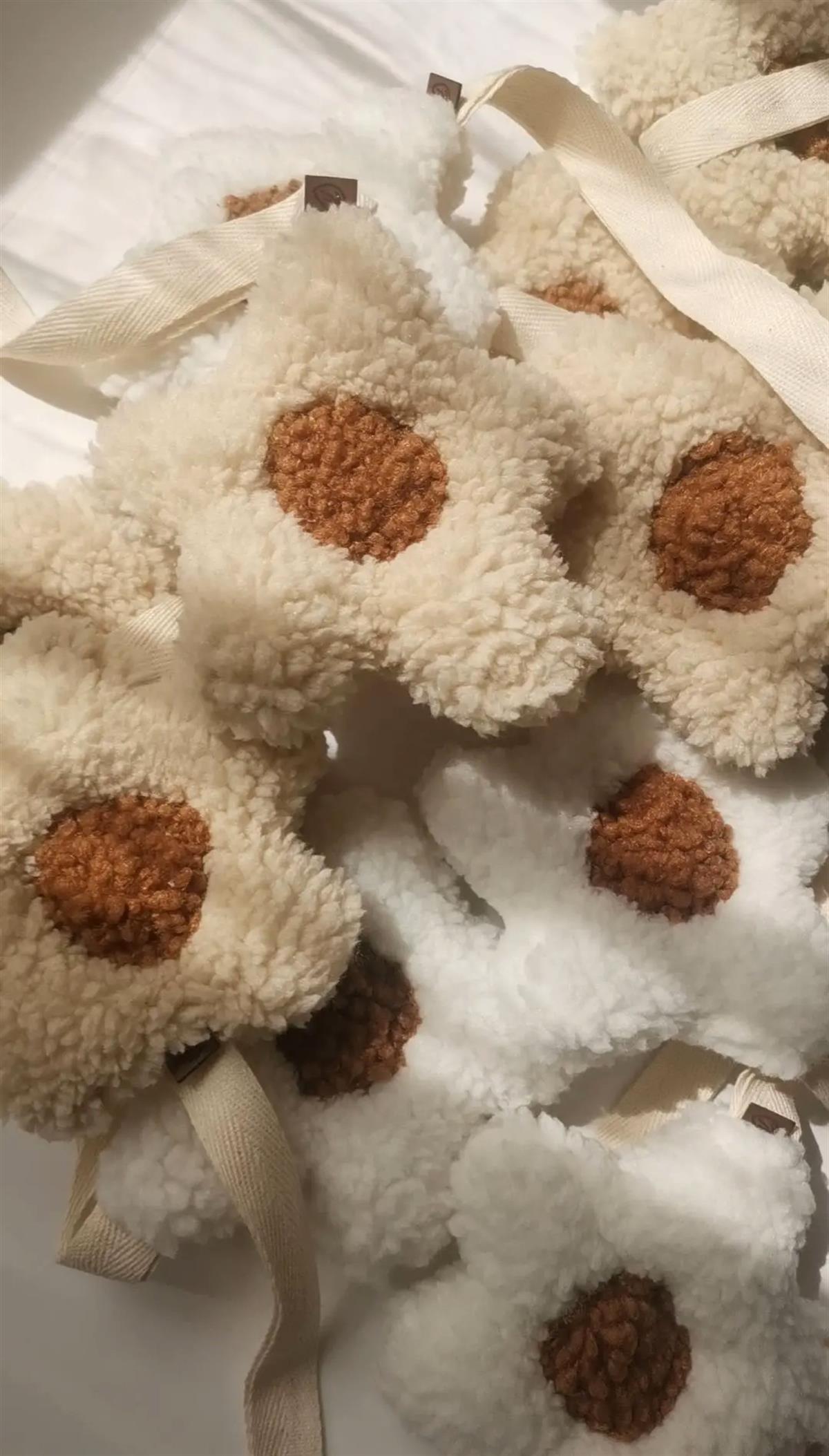 Teddy Papatya Oyuncak-Kahve-Krem