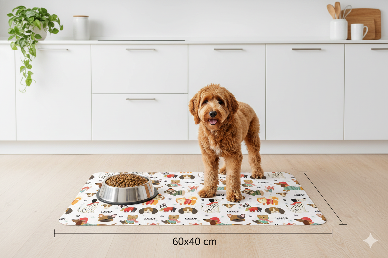Woof-Mama Su Kabı Matı 60x40