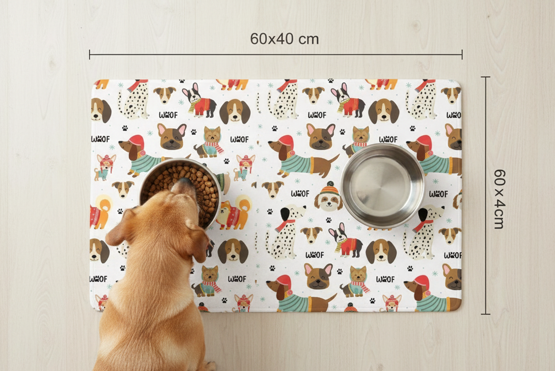 Woof-Mama Su Kabı Matı 60x40