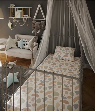 Amorf-Lastikli Çarşaf Takımı 70x130