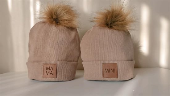 Bere Ponponlu Pamuk-Mokka Mini