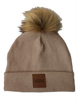 Bere Ponponlu Pamuk-Mokka Mini