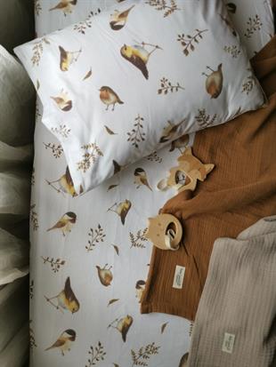 Bird Songs-Lastikli Çarşaf Takımı 70x130