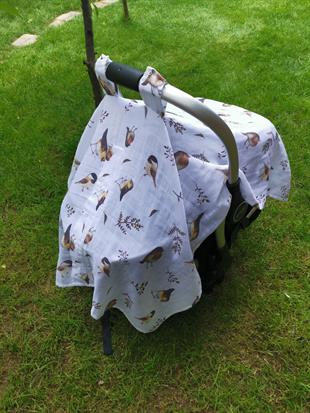 Bird Songs-Puset Örtüsü 78x108