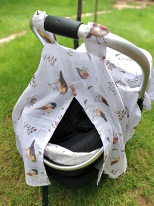 Bird Songs-Puset Örtüsü 78x108