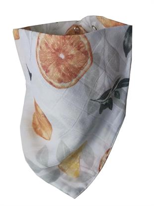 Bitter Orange-2 Kat Organik Müslin Salya Önlüğü 20x35