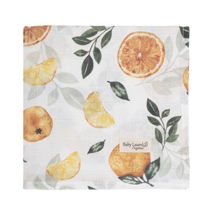 Bitter Orange - Organik Müslin Örtü 100X100