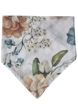 Bloom-2 Kat Organik Müslin Salya Önlüğü 20x35