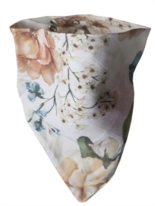Bloom-2 Kat Organik Müslin Salya Önlüğü 20x35