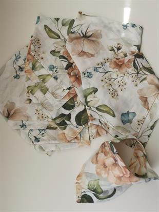 Bloom-2 Kat Organik Müslin Salya Önlüğü 20x35