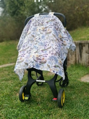 Blue Garden - Puset Örtüsü 78 x 108