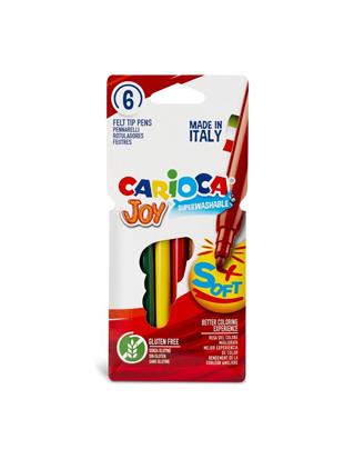 Carioca Joy Süper Yıkanabilir Keçeli Boya Kalemi 6lı Seti