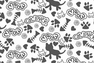 Cat Lover-Mama Su Kabı Matı 60x40