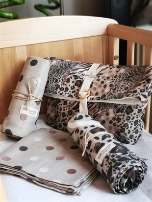 Chic - Organik Müslin Çok Amaçlı Çanta 60X30