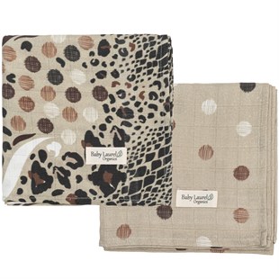 Chic - Organik Müslin Örtü 80X80 2li Set