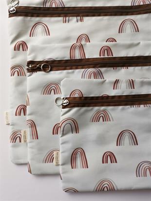 Chocolate Rainbow-Çok Amaçlı Islak Kirli Çantası 