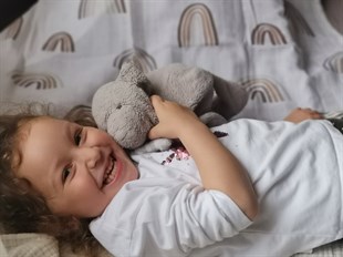 Chocolate Rainbow - Organik Müslin Örtü 100X100