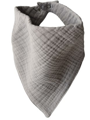 Colour Palette - 4 Kat Organik Müslin Salya Önlüğü 20x35 - French Grey
