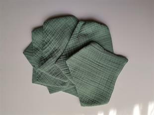 Colour Palette-4 KAT Organik Müslin Salya Önlüğü 20x35-Emerald