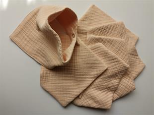 Colour Palette-4 KAT Organik Müslin Salya Önlüğü 20x35-Coral