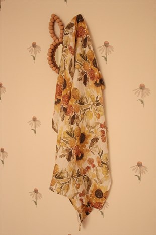 Daisy - Organik Müslin Örtü 100X100