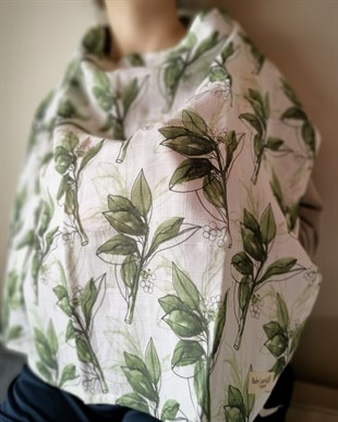 Daphne - Organik Müslin Emzirme Örtüsü 65X100