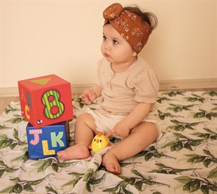 Daphne - Organik Müslin Örtü 100X100