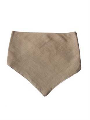 Elegance-2 Kat Organik Müslin Salya Önlüğü-Beige