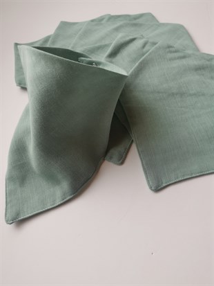 Elegance-2 Kat Organik Müslin Salya Önlüğü-Emerald