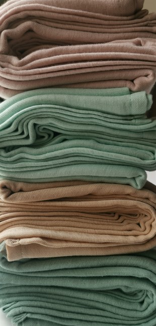 Elegance-Organik Müslin Örtü 100X100-Beige